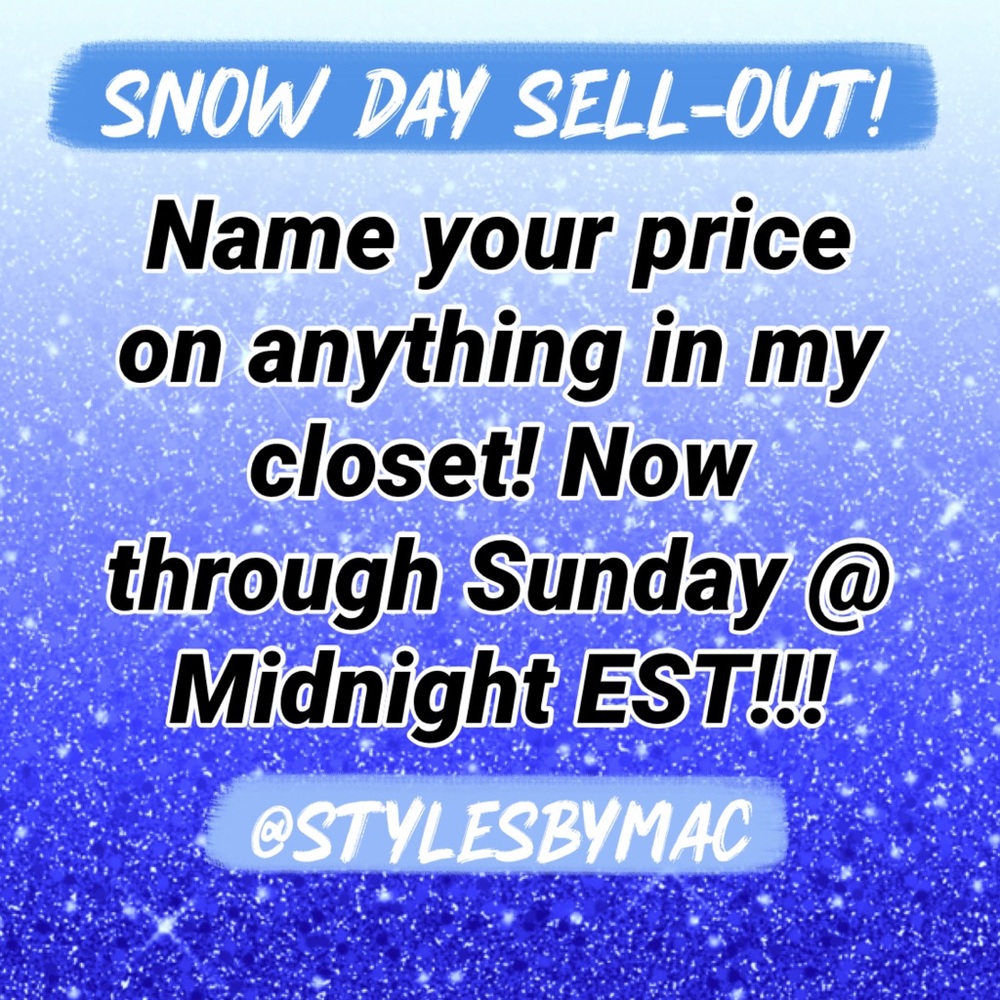 Snow Day Sell-Out Event